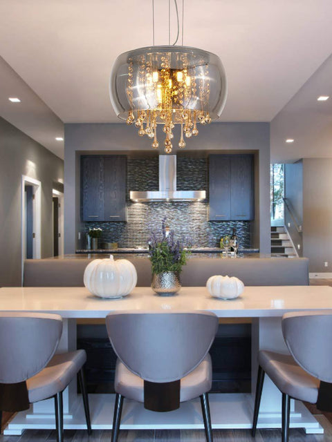 Tatva Lights Elaris Crystal Glow LED Chandelier