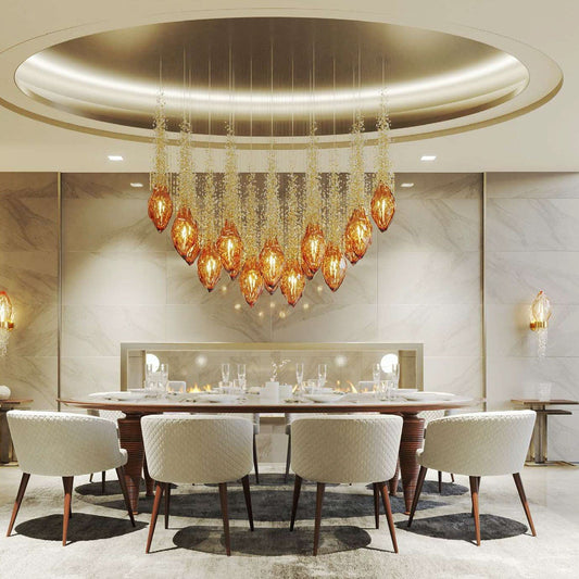 Tatva Lights Celestial Blaze Chandelier