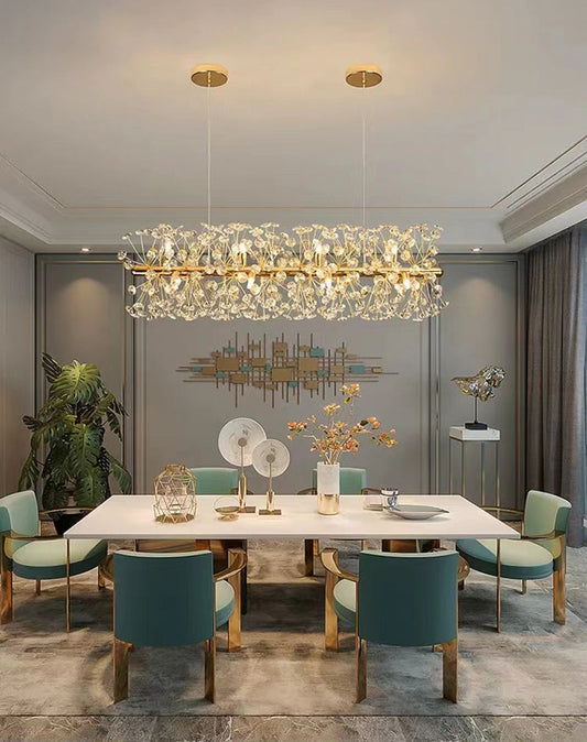 Tatva Lights Quorina Crystal LED Chandelier