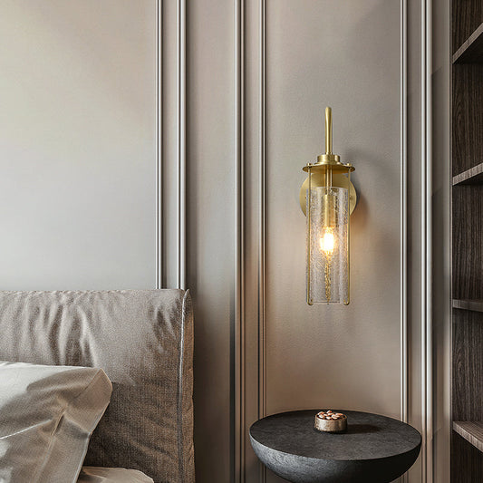 Tatva Lights Noiré Glass Iron Wall Light