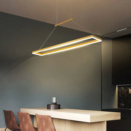 Tatva Lights Elaron Gold LED Chandelier