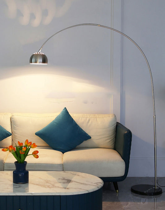 Tatva Lights Arclume Chrome Floor Lamp