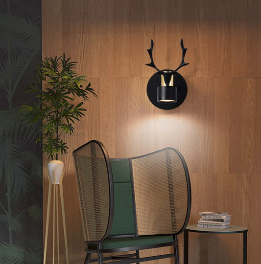 Tatva Lights Montreau Wood Glass Wall Sconce