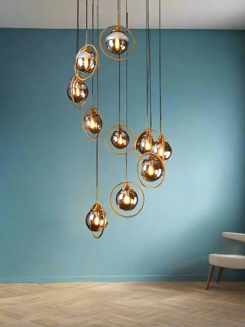 A luxurious chandelier by Tatva Lights, the 