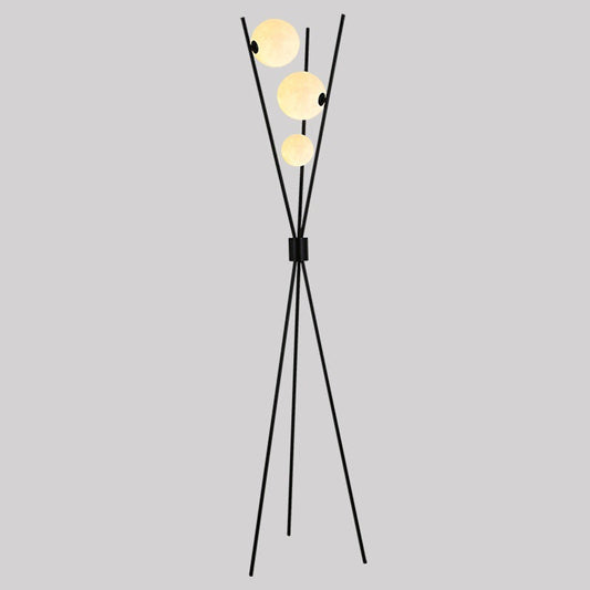 Tatva Lights Renwelle Swing Arm Floor Lamp – Adjustable floor lamp with sleek swing arm design, perfect for reading corners, living rooms, and modern interiors.